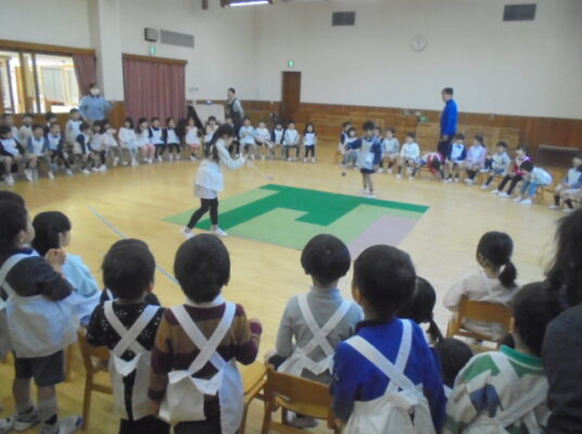 年長コマ大会・科学教室「南極」